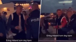 Video: Haaland fue expulsado de un boliche en Noruega