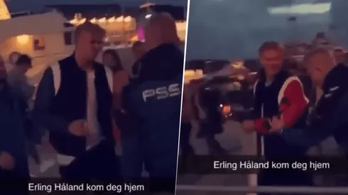Video: Haaland fue expulsado de un boliche en Noruega