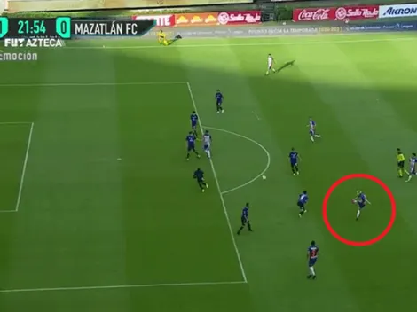 Angulo: desvío y golazo para Chivas