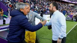 El palo del DT del Valladolid para Quique Setién tras el 1-0 del Barcelona