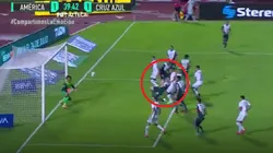 Gol en contra de América. (Captura)