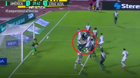 Gol en contra de América. (Captura)