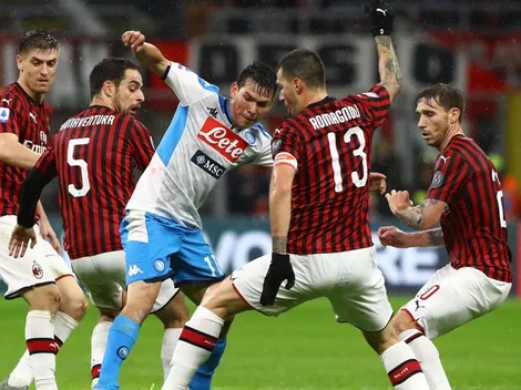 En VIVO: Nápoli vs Milan por la Serie A