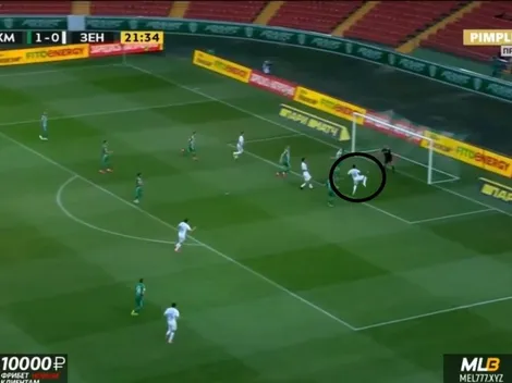 Con una pirueta, Driussi salvó al campeón Zenit de la derrota