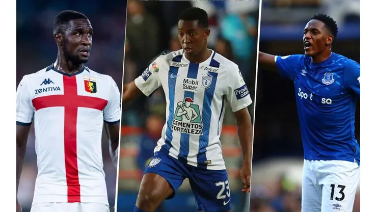 Cristian Zapata, Óscar Murillo y Yerry Mina.