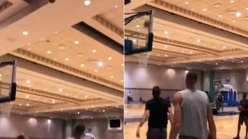 El tiro imposible de Luka Doncic