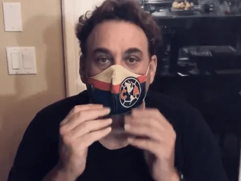 Faitelson le respondió al Piojo ¡con un barbijo del América!