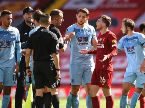 Liverpool se relajó y Burnley se lo empató en el final