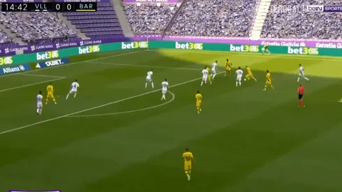 Messi asistió y Arturo Vidal definió como Suárez para el 1-0 del Barcelona