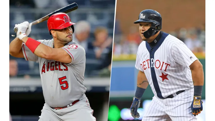 Albert Pujols y Miguel Cabrera (Getty Images)