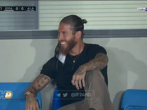 Video: la reacción de Sergio Ramos al nuevo penal que le dieron al Madrid