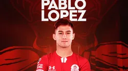 Toluca le dio la bienvenida a Pablo López (Foto: Twitter de Toluca)