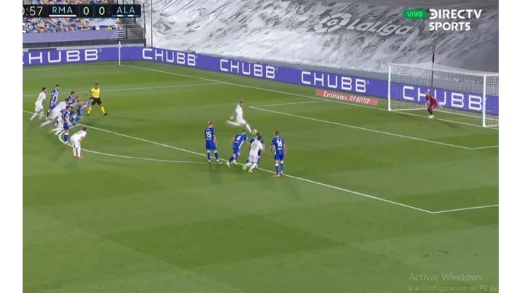 La ejecución de Karim Benzema.