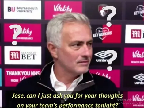 A todos nos pasó con Zoom: el enojo de Mourinho en la última rueda de prensa