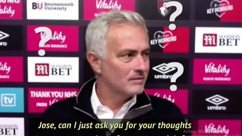 A todos nos pasó con Zoom: el enojo de Mourinho en la última rueda de prensa