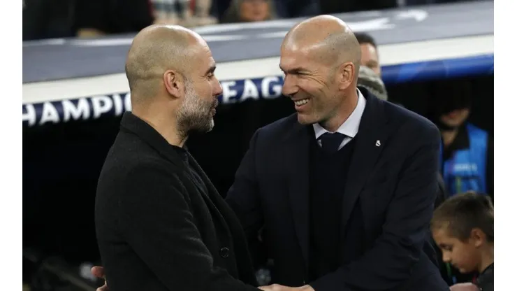 Zidane y Guardiola. (Getty)