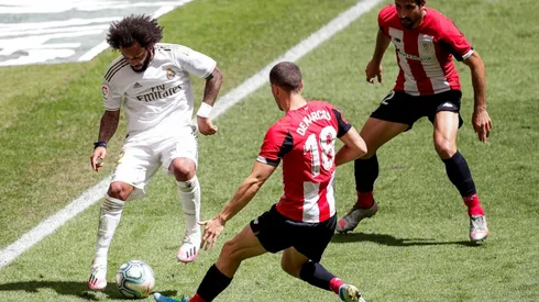 Foto de Marcelo, jugador de Real Madrid.