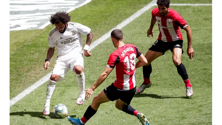 Foto de Marcelo, jugador de Real Madrid.