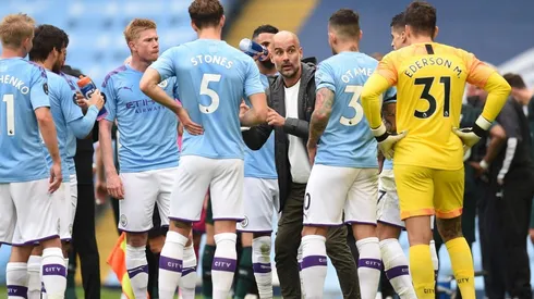 Foto de Pep Guardiola, entrenador de Manchester City.