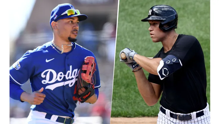 Mookie Betts y Aaron Judge (Getty Images)