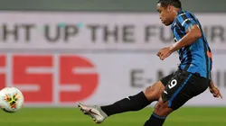 Luis Fernando Muriel en el juego que Atalanta le ganó a la Sampdoria por la Serie A.