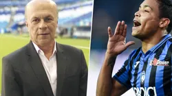 Carlos Antonio Vélez le tiró muchísimas flores a Muriel y sus actuaciones en el Atalanta