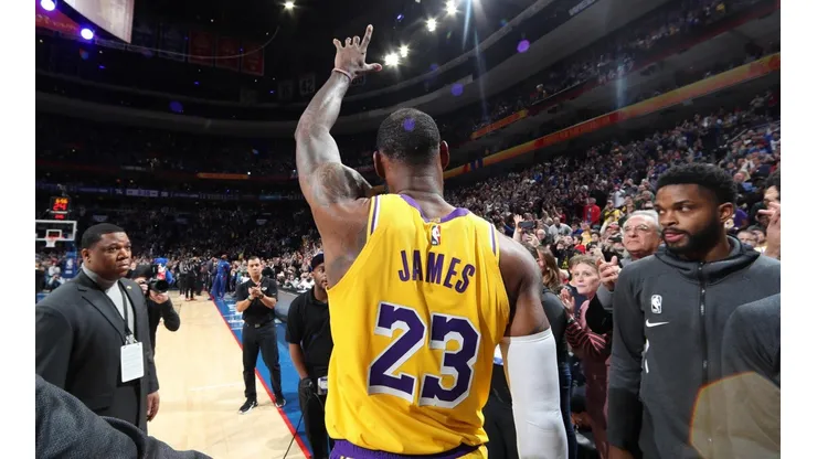 LeBron James, de Los Angeles Lakers (Getty)