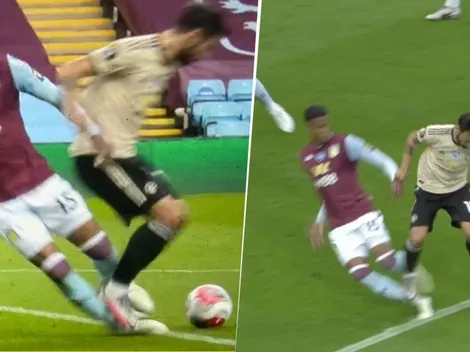 Video: el insólito penal que le dieron al United contra Aston Villa