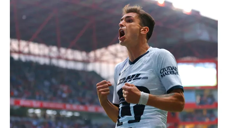 Tigres preguntó condiciones por Juan Dinenno, delantero de Pumas