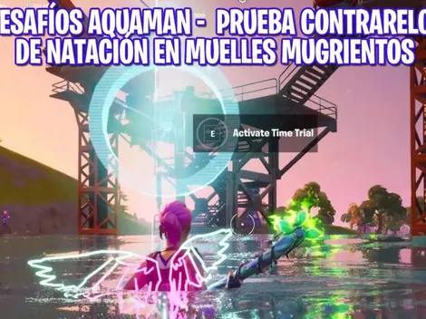 Desafíos Aquaman - Cómo completar la prueba contrarreloj de natación en Muelles Mugrientos en Fortnite
