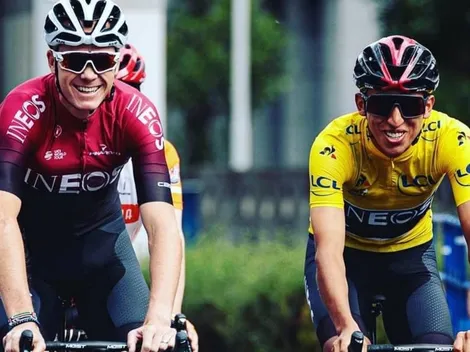 Egan Bernal, más capo que nunca del Ineos: se fue Chris Froome