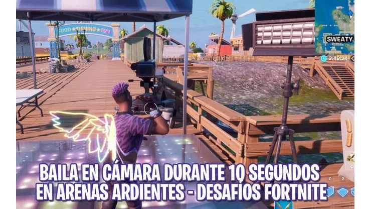 Desafíos Fortnite: Baila en cámara durante 10 segundos en Arenas Ardientes [SOLUCIÓN]