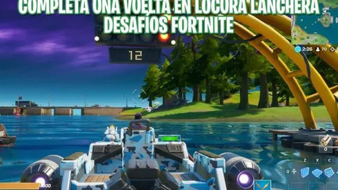 Desafíos Fortnite - Cómo y dónde completar una vuelta en Locura Lanchera