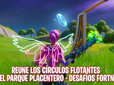 Como reunir Círculos Flotantes en el Parque Placentero - Desafíos Fortnite