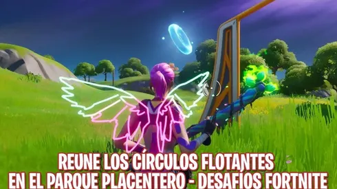 Como reunir Círculos Flotantes en el Parque Placentero - Desafíos Fortnite