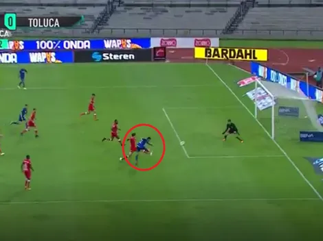 Golazo de Escobar para que Cruz Azul le gane 1-0 a Toluca