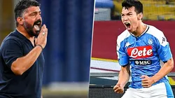 Gennaro Gattuso no le negó el elogio a Chucky Lozano: "Se merece todo"