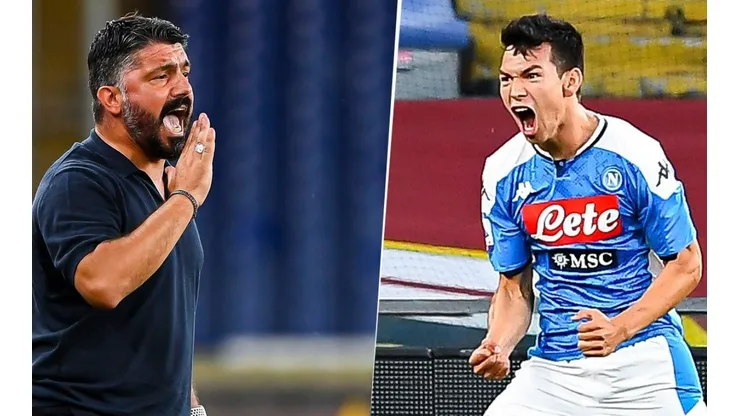 Gennaro Gattuso no le negó el elogio a Chucky Lozano: "Se merece todo"