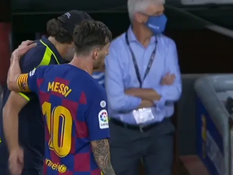 Entendió todo: el gesto de Messi apenas terminó el partido y Espanyol descendió
