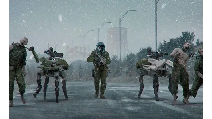 Arte del modo zombies que pudo haber llegado a Call of Duty: Modern Warfare.