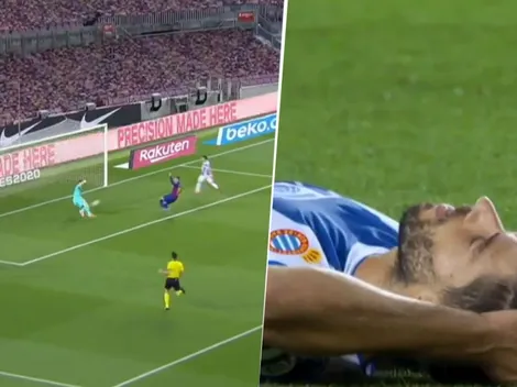Rebotes, palos y mala suerte: la jugada del Espanyol sacada del FIFA