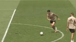 Zurda bendita: lluvia de golazos de James en el entrenamiento del Real Madrid
