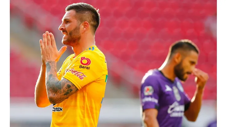 Gignac, en acción ante Mazatlán por la Copa por México (Foto: Getty)