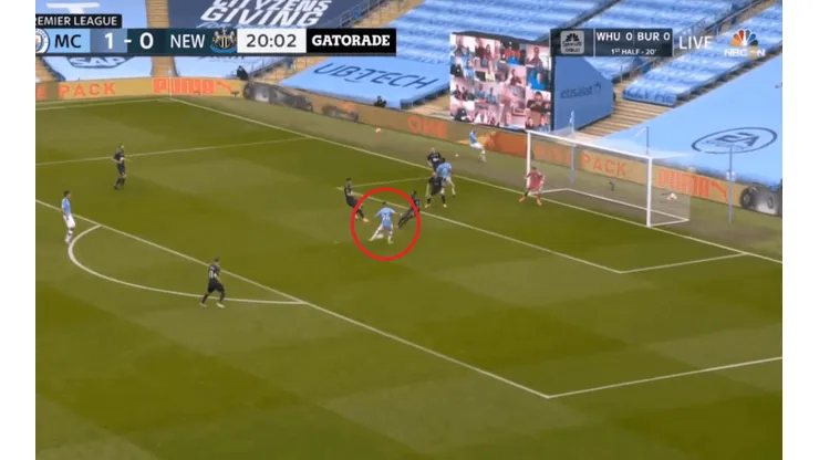 Newcastle se equivocó y Mahrez terminó poniendo el 2 a 0 para el City