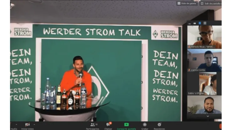 Claudio Pizarro brindó una conferencia de prensa este miércoles.