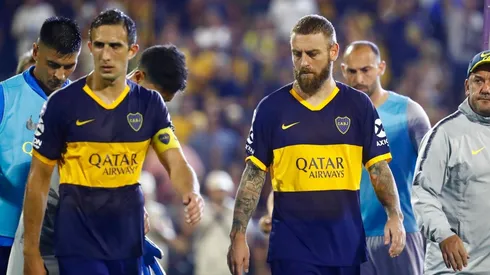 Foto de Daniele De Rossi con Izquierdoz.