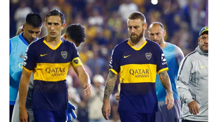 Foto de Daniele De Rossi con Izquierdoz.