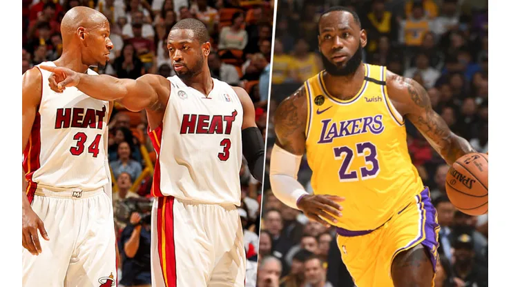 Allen, Wade y James (Getty Images)
