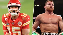 Patrick Mahomes y Canelo Álvarez (Getty Images)
