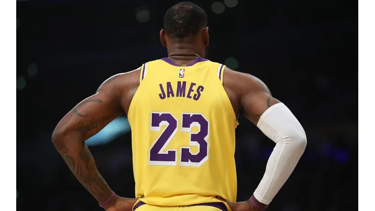 LeBron James, de Los Angeles Lakers (Getty)